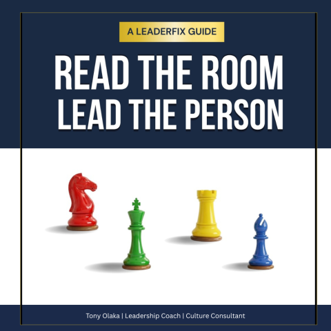 Read the Room. Lead the Person. by Tony Olaka, book preview.